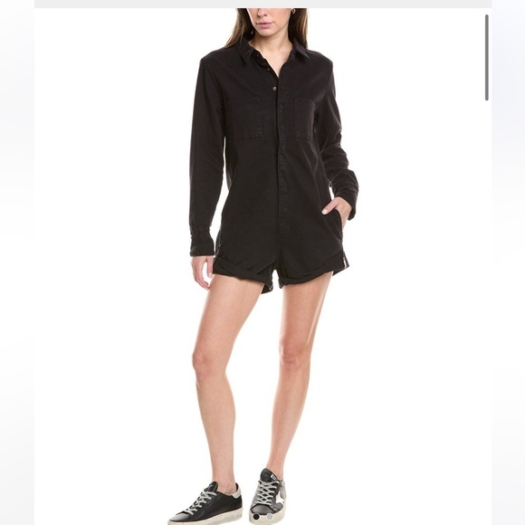 ONE TEASPOON Sz small Prophecy Romper Jumpsuit Playsuit Revolve Black Onyx